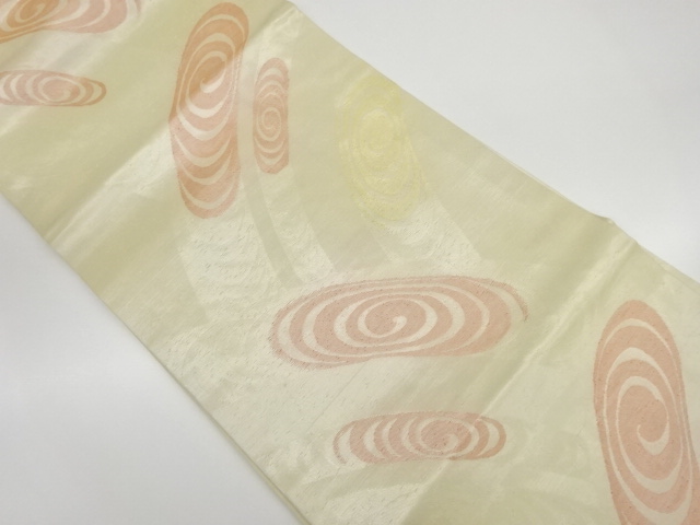 JAPANESE KIMONO / VINTAGE NAGOYA OBI / WOVEN STREAM